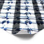 Opt art 3d Hallucinations Pattern  Poster (Ecke)