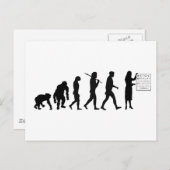 Optemetrist Optical Eye Doctor Evolution Augendiag Postkarte (Vorne/Hinten)