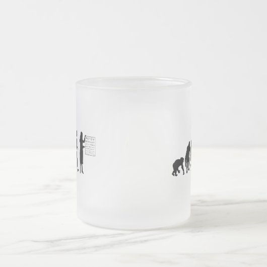 Optemetrist optisches Augen-Diagramm Mattglastasse (Mittel)