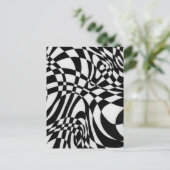 Optic #1 von Michael Moffa c1991 Postkarte (Stehend Vorderseite)