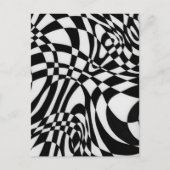 Optic #1 von Michael Moffa c1991 Postkarte (Vorderseite)