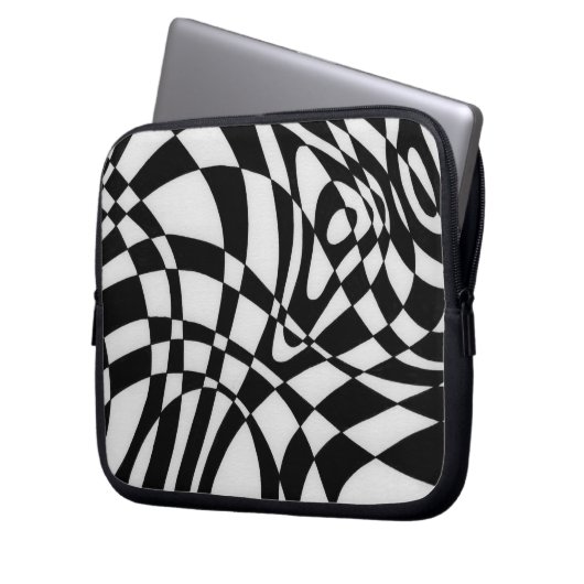 Optic #1 von Michael Moffa Laptopschutzhülle (Vorderseite Links)