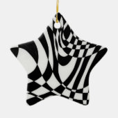 Optic #1b von Michael Moffa Keramik Ornament (Vorne)