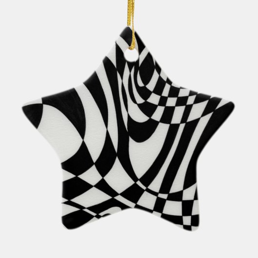 Optic #1b von Michael Moffa Keramik Ornament (Hinten)