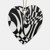 Optic #1b von Michael Moffa Keramik Ornament (Links)