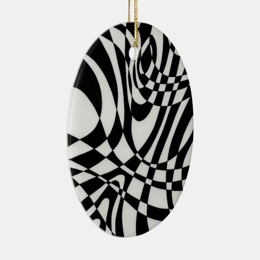 Optic #1b von Michael Moffa Keramikornament (Rechts)
