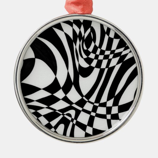 Optic #1b von Michael Moffa Ornament Aus Metall (Vorne)