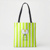 Optic Gelb und Neon Grün Pickleball Tasche (Vorderseite)