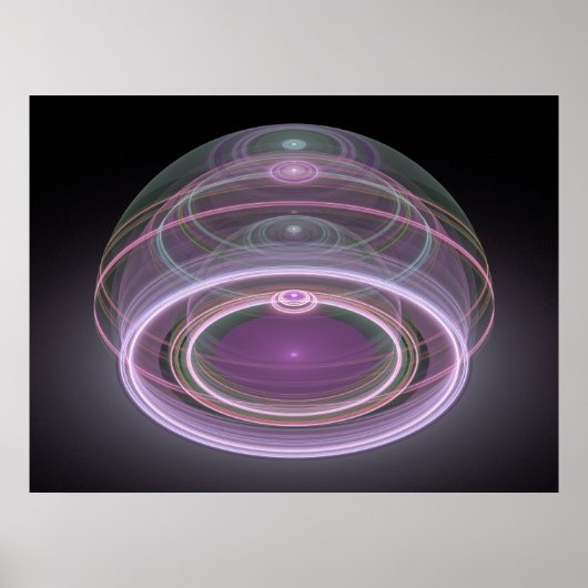 Optical Art 3D Grand Julian Fraktal 08 Poster (Vorne)