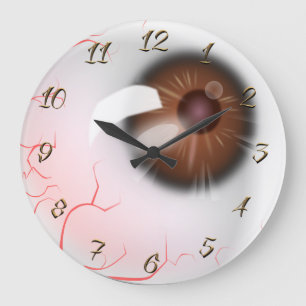 Optical Große Wanduhr