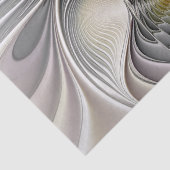 Optical Illusion Abstract 3D Fractal With Depth Seidenpapier (Detail)