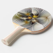 Optical Illusion Abstract 3D Fractal With Depth Tischtennis Schläger (Vorderseite)
