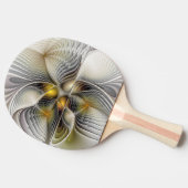 Optical Illusion Abstract 3D Fractal With Depth Tischtennis Schläger (Seitenansicht)