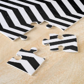 Optical Illusion Black White Chevron Patterns Cool Puzzle (Seite)