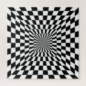 optical illusion chessboard tunnel puzzle (Vertikal)