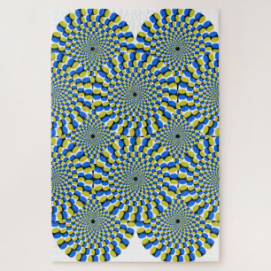 Optical Illusion Circles Novelty Puzzle