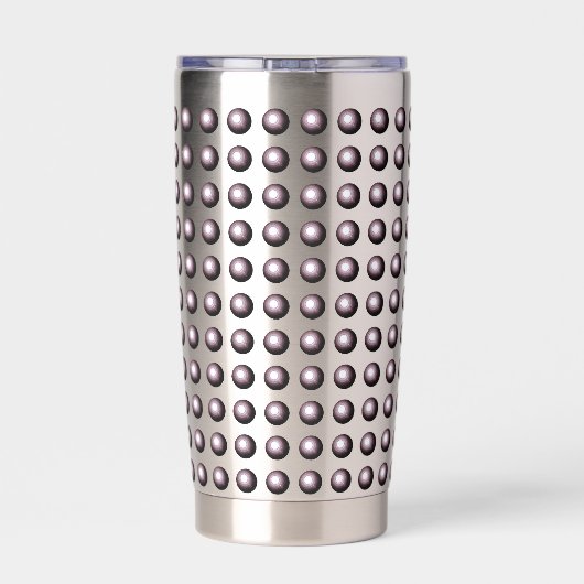 Optical Illusion Fun Robot Funny Robotics Thermobecher (Rückseite)