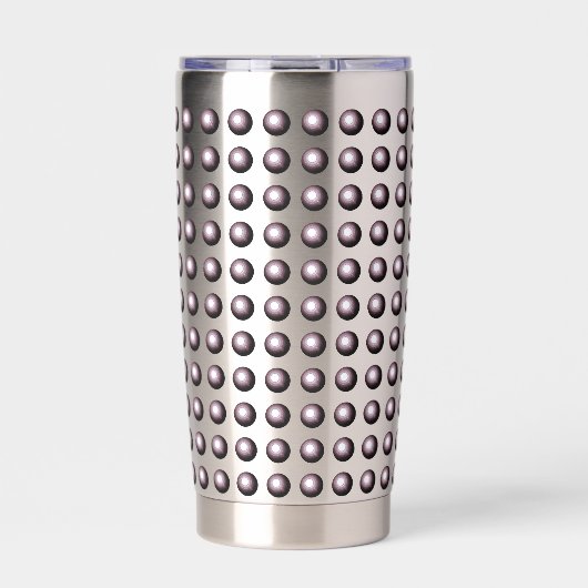 Optical Illusion Fun Robot Funny Robotics Thermobecher (Vorderseite)