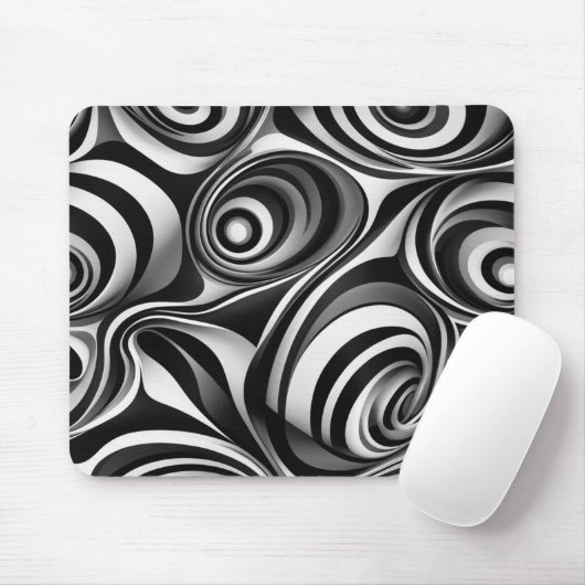 Optical Illusion Mouse Pad Mousepad (Mit Mouse)