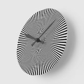 Optical-Illusion Runde Wanduhr (Winkel)