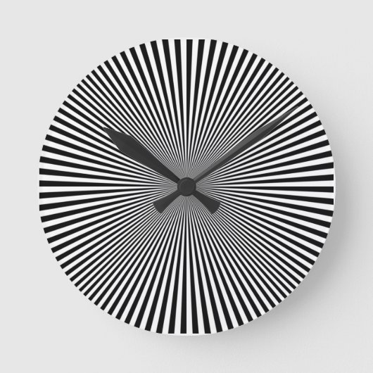 Optical-Illusion Runde Wanduhr (Vorderseite)