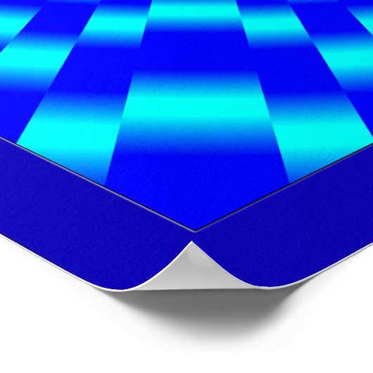 Optical Speed Illusion Poster (Ecke)