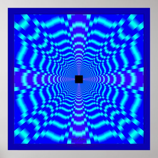 Optical Speed Illusion Poster (Vorne)