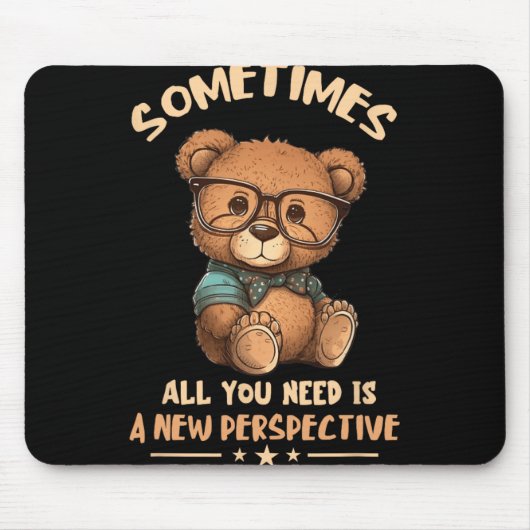 Optician Bear New Perspective Eye Doctor Ophthalmo Mousepad (Vorne)