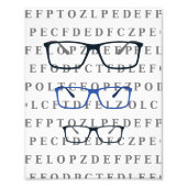 Optician Eye Test Chart and Specs Fotodruck (Vorne)