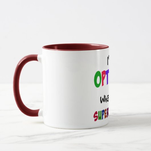 Optician Super Power Tasse (Links)