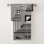 Optik durch Formen Badhandtuch Set (Insitu)