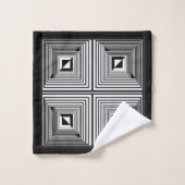 Optik durch Formen Badhandtuch Set (Waschlappen)