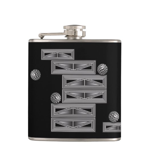 Optik durch Formen Flachmann (Vorderseite)