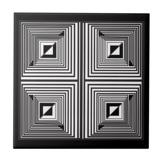 Optik durch Formen Fliese (Vorderseite)