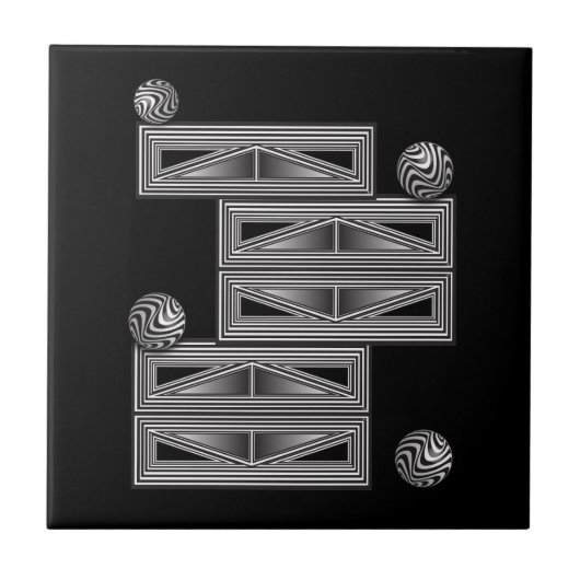 Optik durch Formen Fliese (Vorderseite)