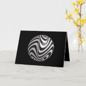 Optik durch Formen Karte (Gelbe Blume)