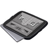 Optik durch Formen Laptopschutzhülle (Vorne Knopf)