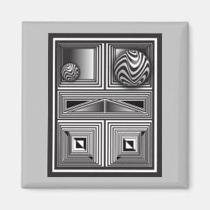 Optik durch Formen Magnet