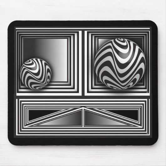 Optik durch Formen Maus Pad Mousepad (Vorne)