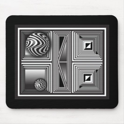 Optik durch Formen Mousepad (Vorne)