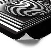 Optik durch Formen Poster (Ecke)