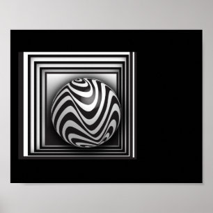 Optik durch Formen Poster