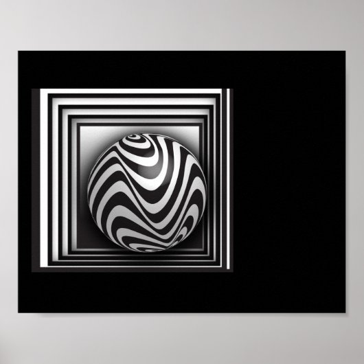 Optik durch Formen Poster (Vorne)