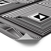 Optik durch Formen Poster (Ecke)
