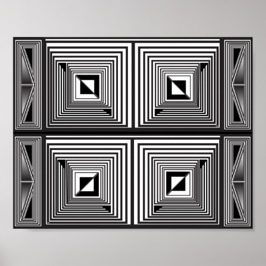 Optik durch Formen Poster (Vorne)