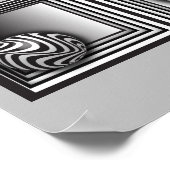 Optik durch Formen Poster (Ecke)