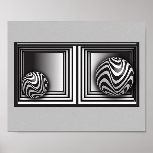 Optik durch Formen Poster (Vorne)