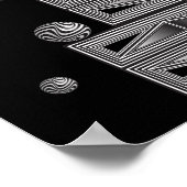 Optik durch Formen Poster (Ecke)