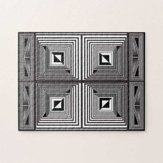 Optik durch Formen Puzzle (Horizontal)