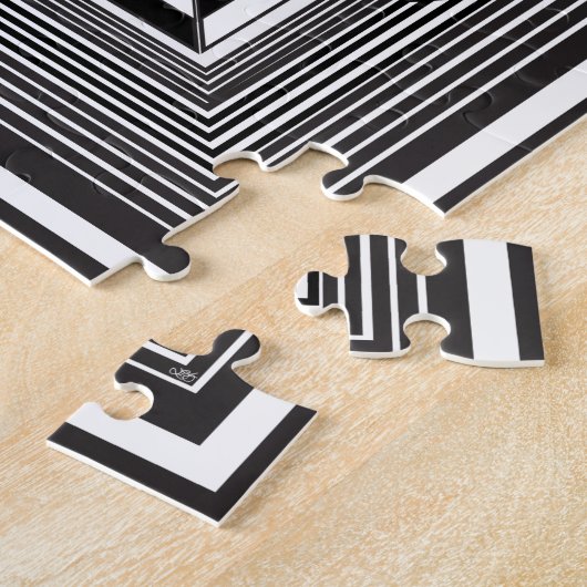 Optik durch Formen Puzzle (Seite)